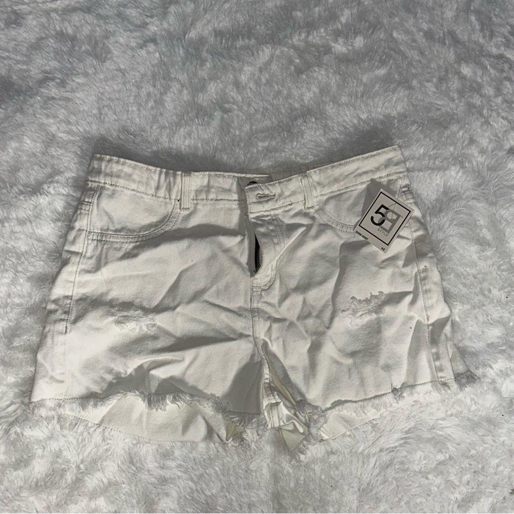 White XL Five Below cotton shorts
